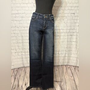 Buckle Indigo Wide Leg Jeans